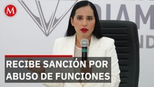 Inhabilitan a Sandra Cuevas por un año por abusos en el 'Operativo Diamante'