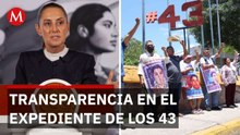 Sheinbaum exige cuentas a la FGR sobre Ayotzinapa a 12 años de la tragedia