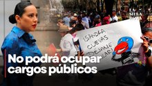 Sandra Cuevas es sancionada por abuso de funciones en Operativo Diamante