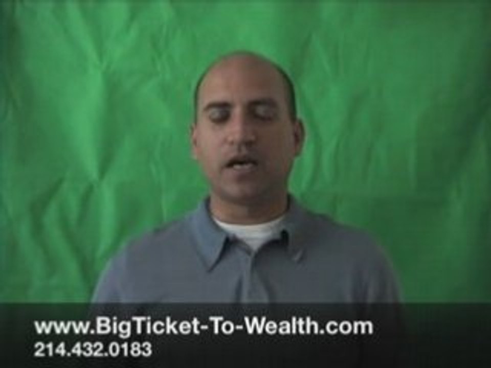 Big Ticket To Wealth Home Business Opportunity