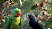 Birds fuuny cartoon video