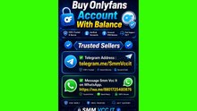 [FOR SALE] Onlyfans (OF) Verified Accounts