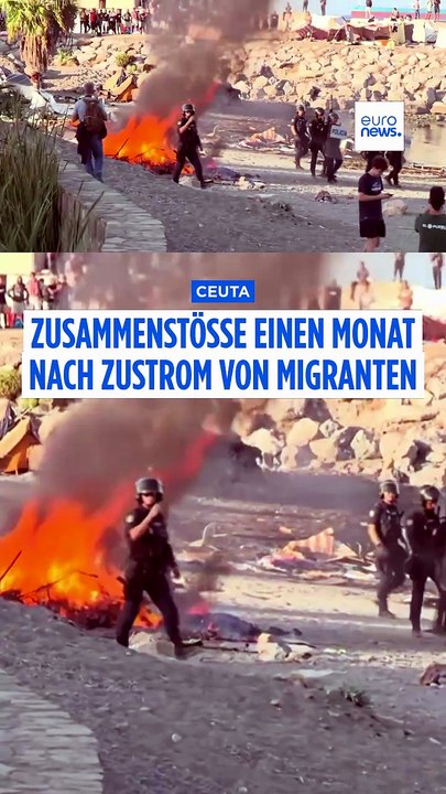 Wut in Ceuta: Anwohner blockieren Zufahrt des Roten Kreuzes zu Migranten