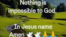 In Jesus name Amen