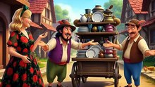A Foolish Wife Lost The Treasure Story _ Hindi Fairy tales _ Urdu Story _fairytalesstory(480P)
