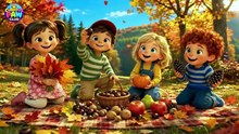 Here Comes Autumn 🍂 | Fun Fall Song for Kids | Leaves, Rain & Harvest Time!