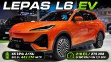 2027 Lepas L6 EV: 449 km Reichweite und 218 PS für Europa