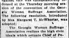Thursday, 10th July 1913 Beavers’ War on Vice is Lauded by Women