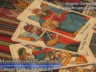 Horoscopo Cancer del 20 al 26 de julio 2008 - Tarot