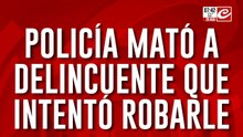 Policía ejecutó a balazos a delincuente que intentó robarle
