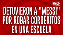 Conmoción total: detuvieron a Messi por robar corderitos en una escuela