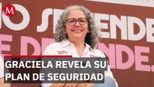 Graciela Domínguez presenta estrategia de seguridad en su primer acto público