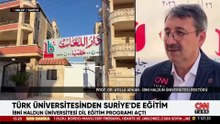 Türk üniversitesinden Suriye'de dil eğitimi