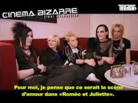 Cinema Bizarre Intewiew - Si vous etiez une scene d'amour ?