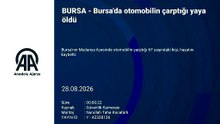 Bursa'da otomobilin çarptığı yaya öldü