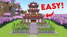 Minecraft: How To Build A Japanese House - Tutorial