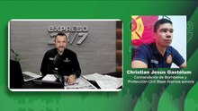 Fuertes vientos causan daños en Álamos; Protección Civil activa operativo