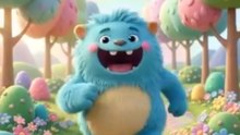 🌈 Giggle Monster Finds a Rainbow! 🥰✨ | Cute Kids Adventure #shorts