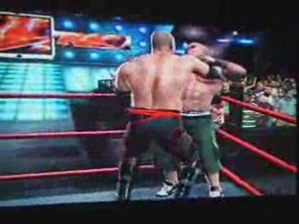 SvR2008 Monday Night Raw Match 03 John Cena vs Kane