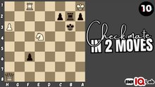 #TwoMovesPuzzle 2️⃣🧩 Can you checkmate in 2 moves? (Black to play)♟️