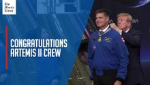 Artemis II crew receive Congressional Space Medal of Honor from Trump