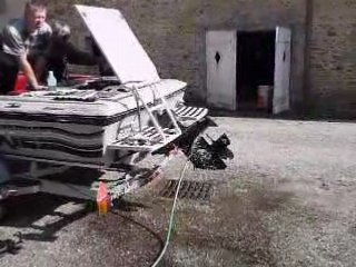 Dixie V8 bateau echap libre 5000tr/min