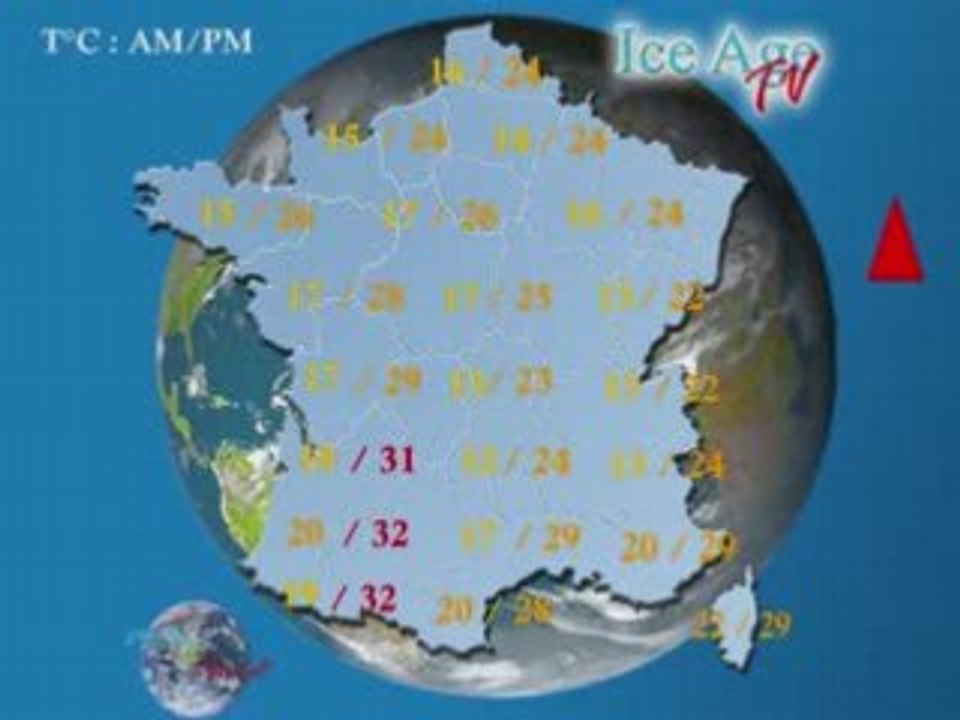 Météo du Mercredi 23 juillet 2008