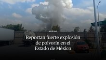 Reportan fuerte explosión de polvorín en el Estado de México