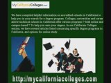 Accredited colleges in California