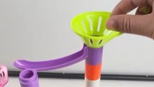 Transparent Marble Run from a Marble Run Tower