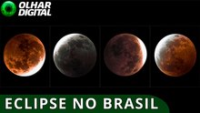 Eclipse lunar: veja imagens no Brasil e no mundo!