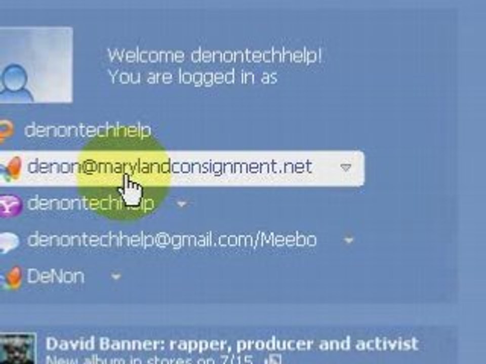 Chat Using Multiple Chat Clients With Meebo