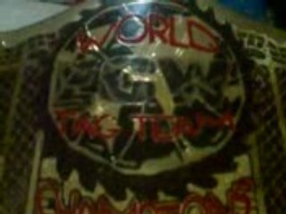 a look at the Ecw tag team replica belt