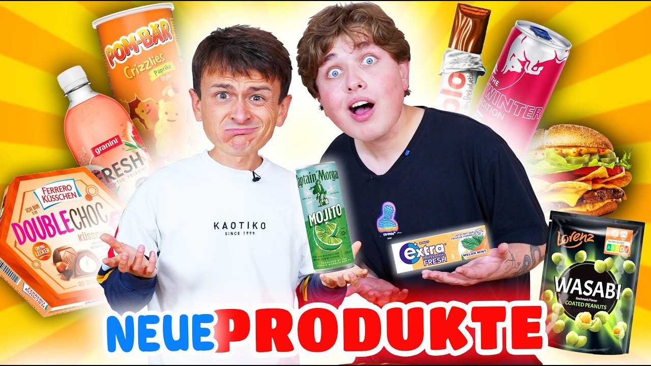 Wir testen neue Supermarkt-Produkte mit Smiley: Burger, Snacks und Drinks