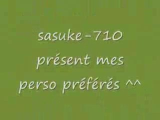 mes perso préférés ^^