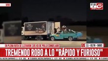 Tremendo atraco en plena ruta: se robaron más de cien kilos de pollo