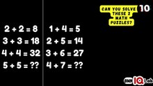 #MathChallenge 🔢⚔️ Can You Solve These 2 Math Puzzles? 🔣