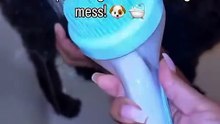 Pet Bath Brush – Easy Shampoo Dispensing Silicone Brush for Dogs & Cats