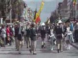 la fanfare de moulbaix et ses majorettes (belgique)