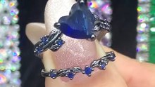 “Some colors are beautiful… blue sparkle is unforgettable. 💙✨”