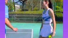 Un moment inattendu sur le court de tennis 🎾😱