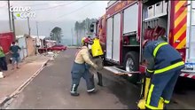 Incêndio em vegetação mobiliza Corpo de Bombeiros no Cascavel Velho