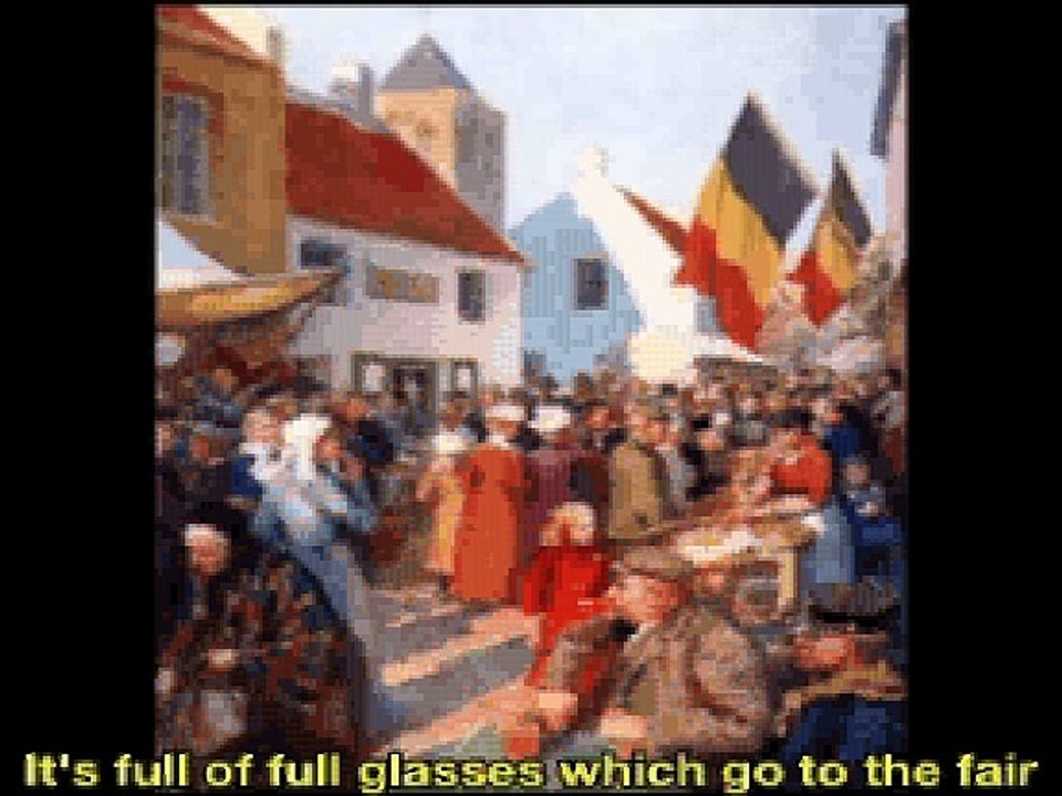 Jacques Brel La Bière (Beer)   English subtitles