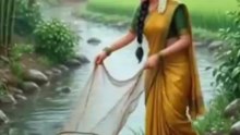 மழைக்கால மீன் குழம்பு 🐟🌧️ | கிராமத்து சமையல் ASMR 🍚🔥 | Village Life #Shorts