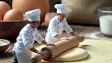 This Cake Is NOT Real… 😱🍰  Mini Chefs Making Dessert!