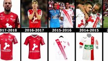 Tous les Maillots du Stade Brestois : Domicile 2005/2006–2026/2027