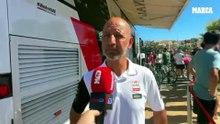 Matxin desvela la clave de la caída de Pogacar: “Estaba bebiendo agua con una mano, con lo cual tenía solo una en el manillar”