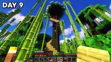 I Survived 100 Days Building a TREEHOUSE VILLAGE in Minecraft Hardcore