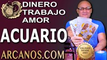 ♒ ACUARIO: Dinero, Trabajo y Amor, del 30 de agosto al 5 de septiembre de 2026 (Stuart de ARCANOS.COM)