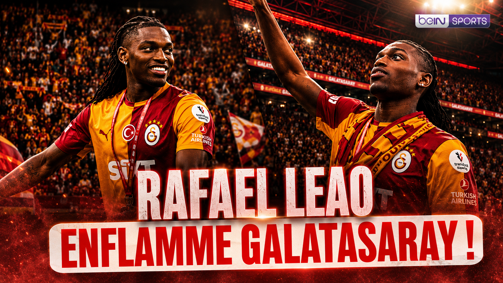 Rafael Leao présenté au Rams Park de Galatasaray !